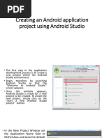 Creating an Android application 