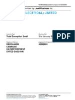 SHERMAN (ELECTRICAL) LIMITED - Company Accounts From Level Business
