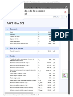 WT 9x53 - AISC 13 - Propiedades y Análisis de Secciones Transversales - Dlubal Software