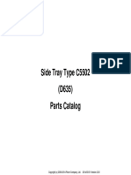 Side Tray Type C5502 (D635) Parts Catalog