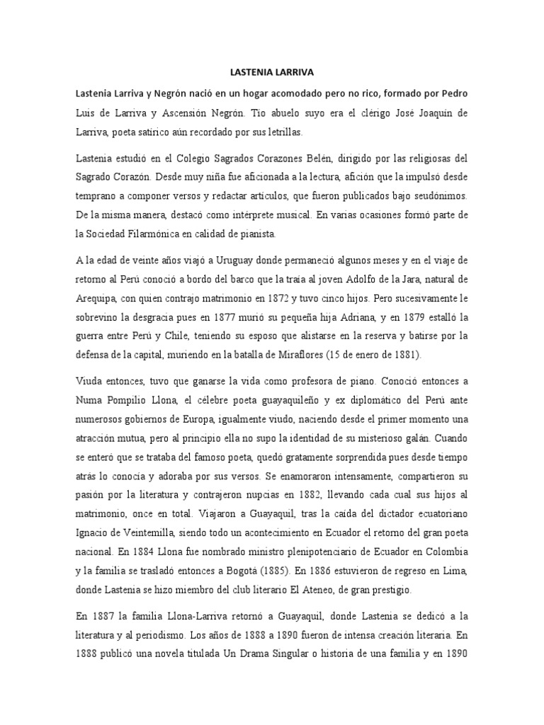 Lastenia Larriva PDF