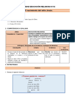 Actividad de Educación Religiosa Del Dia 07 de Diciembre