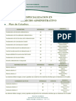 Plan de Estudios Esp Administrativo