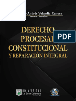 Derecho Procesal Constitucional y Reparación Integral. Páginas Legales