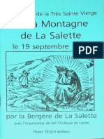 L'apparition de La Sainte Vierge À La Salette en France en 1846