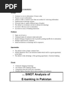 Swot e Banking