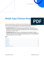 Mobile Apps Release Notes