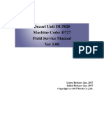Decurl Unit DU5020 Machine Code: D727 Field Service Manual Ver 1.00