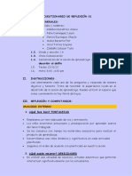 Cuestionario de Reflexión Sesión 1 Comunicación