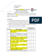 Correccion de instrumentos