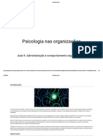 Psicologia organizações