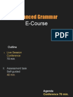 Advanced Grammar: E-Course