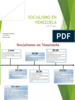 Linea de Tiempo Socialismo en Venezuela