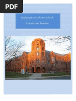 Applying To Graduate School: A Guide and Timeline