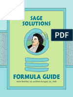 Sage Solutions Formula Guide