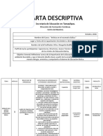 Carta Descriptiva Curso Arte.