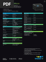 Anystation Micro: - Small Form Factor - Flexible I/O Configurations - Runs VIOSO Anyblend or Mediaserver Software