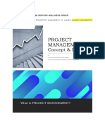 Create A Microsoft Powerpoint Presentation To Explain Project Management Concepts and Benefits