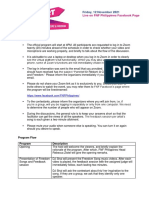 General Reminders: Live On FNF Philippines Facebook Page