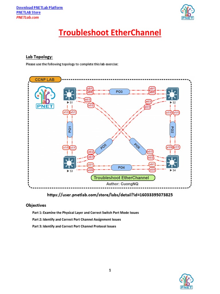 EtherChannel Troubleshooting Steps | PDF | Network Switch | Internet ...