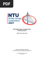 NTU Bridge Design Competition 2021 Preliminary Round: Official Case Document