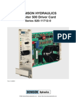 Denison Hydraulics Jupiter 500 Driver Card: Series S20-11712-0