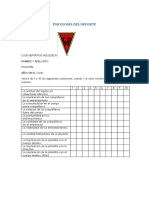 Psicologia Del Deporte