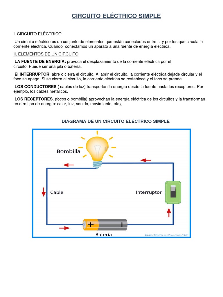 Circuito Eléctrico Simple | PDF