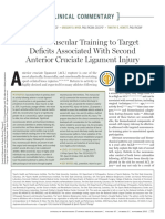 Neuromuscular Training to Target Deficits Associated With Second Anterior Cruciate Ligament Injury