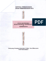 Proposal Permohonan Bantuan Pembangunan MCK: Bapak Walikota Tasikmalaya Tasikmalaya