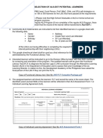 Instructions On Screening Process