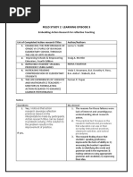 Field Study 2 Learning Episode 3: Embedding Action Research For Reflective Teaching