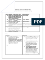 Field Study 2 Learning Episode 3: Embedding Action Research For Reflective Teaching