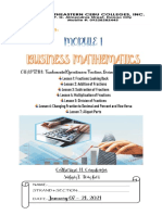 Business Mathematics 1