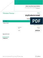 Invoice Ticket Purchase Form