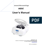 Micro Centrifuge Mini (GYROZEN) Service - Manual