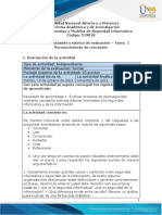 Guía de Actividades y Rúbrica de Evaluación - Tarea 1 - Reconocimiento de Conceptos