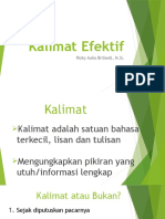 Slide CPS101 Bahasa Indonesia 4 Kalimat Efektif