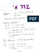 Notes On Abstract Algebra