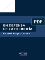 En Defensa de La Filosofia