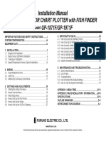 Gps/Waas Color Chart Plotter With Fish Finder GP-1871F/GP-1971F