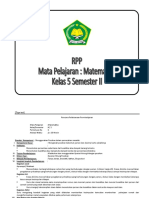 RPP Matematika Kelas 5 Semester 2 Mim Karanganyar 2013 2014