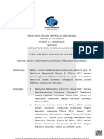 Peraturan Badan Informasi Geospasial Republik Indonesia Nomor 13 Tahun 2021 Tentang Sistem Referensi Geospasial Indonesia