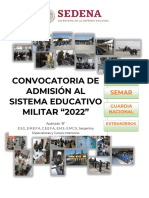 Convocatoria Apartado B 2022 Sistema Educativo Militar