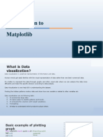 Matplotlib Introduction To
