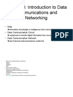 Chapter 3: Introduction To Data Communications and Networking