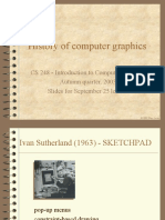 History of Computer Graphics