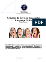 Activities Develop Expressive Language Skills Prim 7years