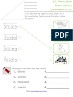 Au Diphthong Worksheet 17