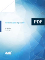 ACOS Hardening Guide: 02 April 2019 Revision: 1.0